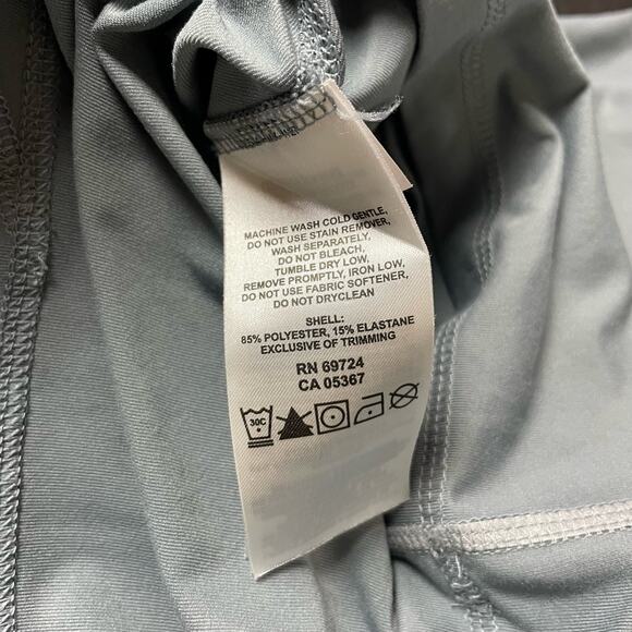 Columbia Trail Flash Half Zip Shirt Mens Small Gray Ash Omniwick Pullover Top - Picture 6 of 12